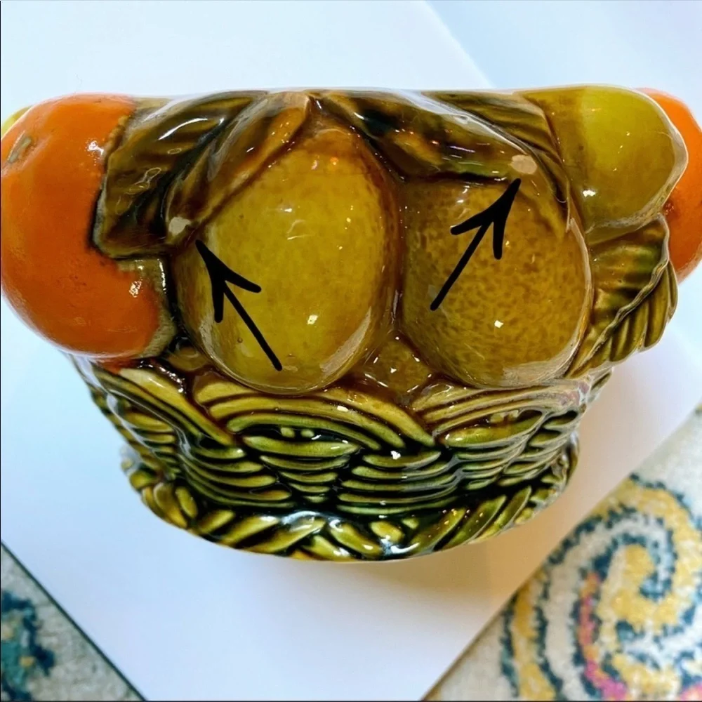 Vintage 1960s 1970s Inarco Japan Lidded Fruit Bowl